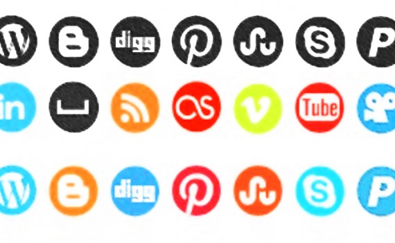 Malditos iconos de las redes sociales